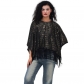 New style tassel cape loose European and American women's shawl performance costume