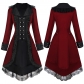 2025 New Plus Size Women's Steampunk Tuxedo Gothic Victorian Ladies Coat