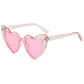 Love heart sunglasses sun protection peach heart glasses glitter crystal sunglasses SUNGLASSES