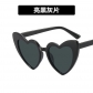 Love heart sunglasses sun protection peach heart glasses glitter crystal sunglasses SUNGLASSES