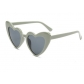 Love heart sunglasses sun protection peach heart glasses glitter crystal sunglasses SUNGLASSES