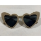 Love heart sunglasses sun protection peach heart glasses glitter crystal sunglasses SUNGLASSES