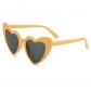 Love heart sunglasses sun protection peach heart glasses glitter crystal sunglasses SUNGLASSES