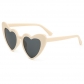 Love heart sunglasses sun protection peach heart glasses glitter crystal sunglasses SUNGLASSES