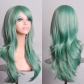 70CM long curly hair air curl high temperature silk multi-color curly hair COS anime wig now in stock