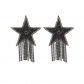 Five-pointed star chest stickers tassel bio-latex stickers rhinestones anti-exposure stickers