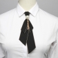 Black bow tie for men and women, no tie required, white shirt, collar flower accessories, new tops, bachelor's suit, bow tie