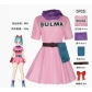 Japanese anime Dragon Ball Bulma cosplay costume two-dimensional comic exhibition role play Bulma cosplay skirt