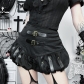 Dark Gothic Steampunk Pumpkin Pants 2025 New Individual Street Punk Shorts for Women