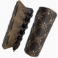 Medieval wrist guard vintage knight mercenary leather checkered rivet hand guard