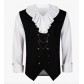 Halloween European and American spring and autumn men's literary medieval steam punk vampire top dress up stage costum