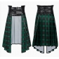 2025 New European and American Dark Rock Ashes Series Gothic Skirt Men