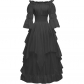 Women's Gothic Witch Dress Medieval Renaissance Costume Victorian Dress