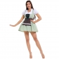 Germany 2025 Oktoberfest Costume Scottish COS Beer Costume Girl Plaid Dress Maid Costume