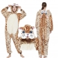 New arrival flannel cartoon animal one-piece pajamas