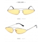 New European and American concave retro ultra-small frame triangle glasses sunglasses Internet celebrity same cat-eye sunglasses