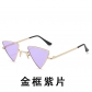 European and American fashion sunglasses unisex punk triangle sunglasses