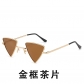 European and American fashion sunglasses unisex punk triangle sunglasses